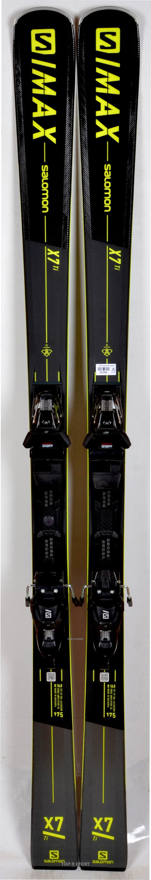 Pack neuf skis Salomon S MAX X7 Ti  + fixations - neuf déstockage