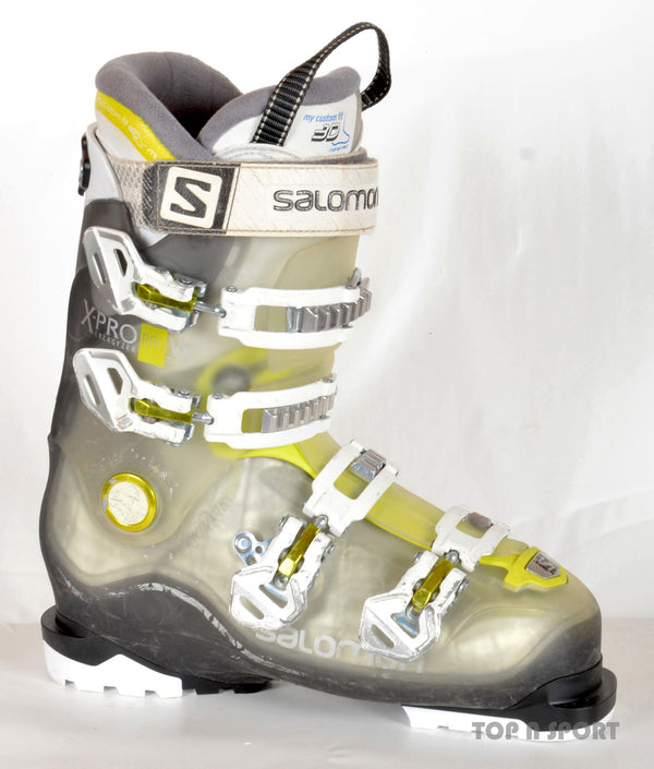 Salomon X PRO R 80 yellow - Chaussures de ski d'occasion