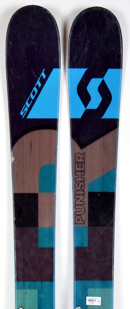 Scott PUNISHER black / blue - skis d'occasion