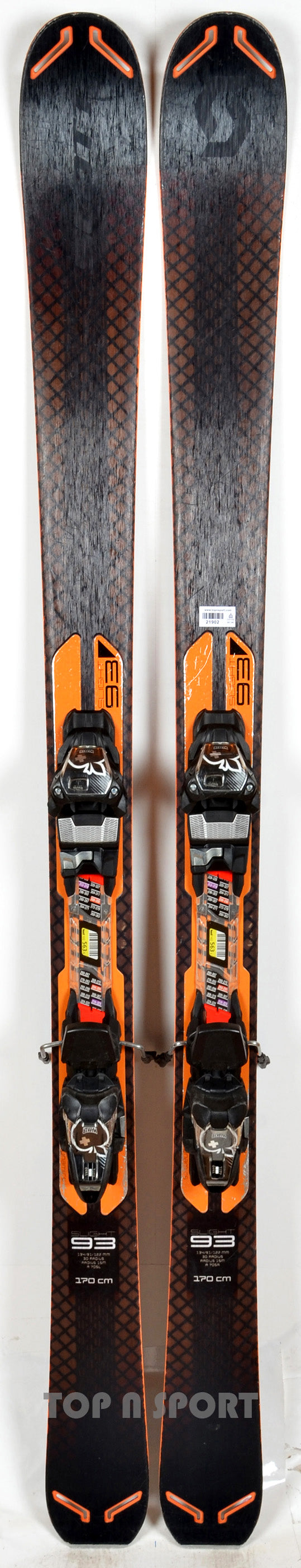 Scott SLIGHT 93 black - skis d'occasion