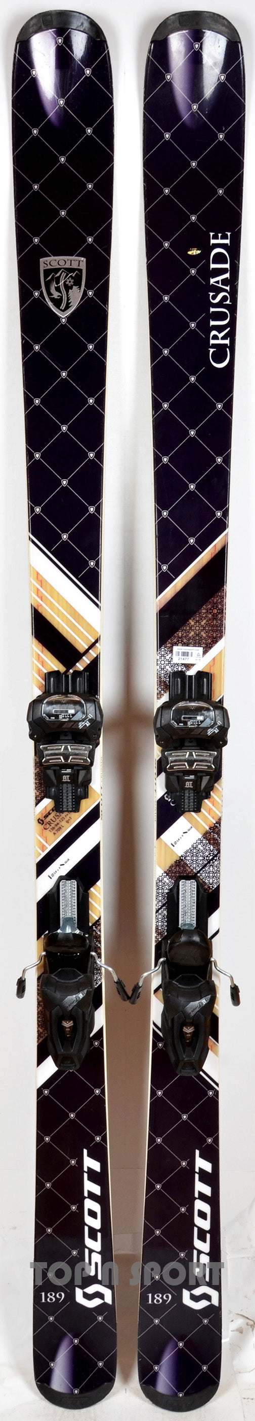 Scott CRUSADE full black - TEST - skis d'occasion