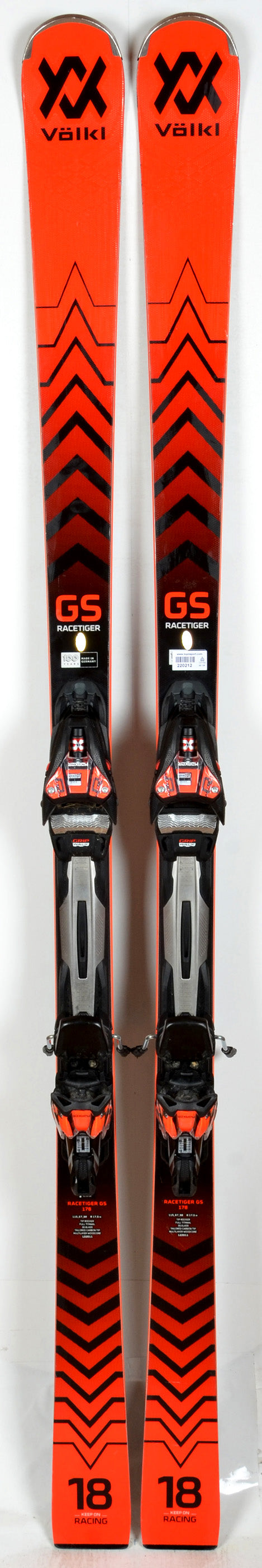 Völkl RACETIGER GS + Fixations RMotion 12 - TEST 2023 - skis d'occasion