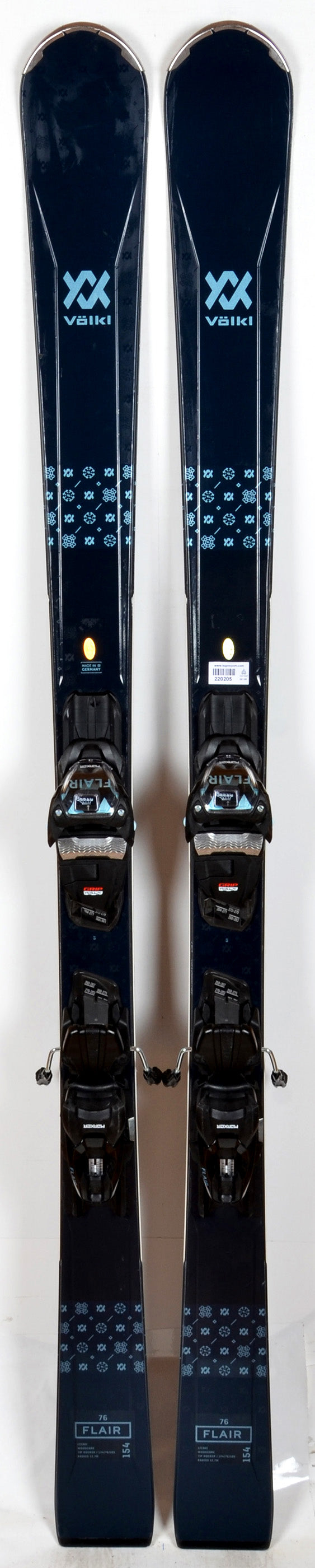 Völkl FLAIR 76 + Fix Marker Vmotion 10 - TEST 2023 - skis d'occasion