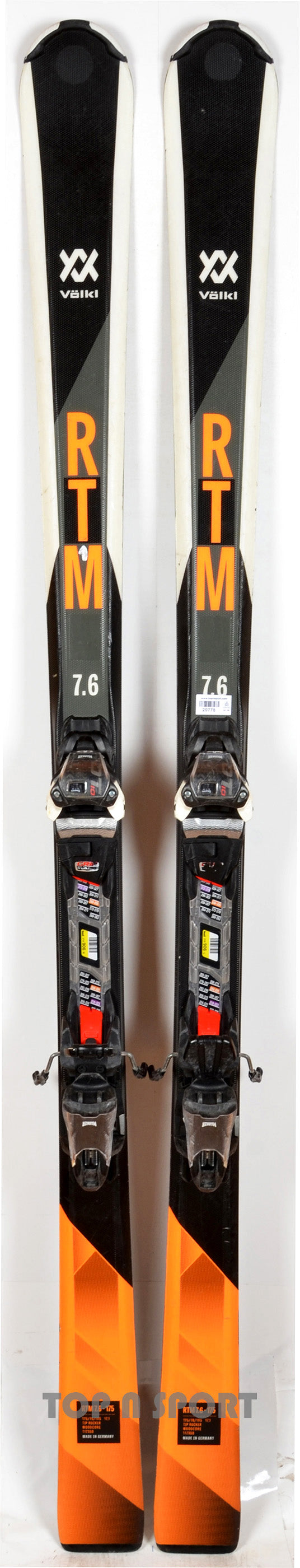 Völkl RTM 7.6 black - skis d'occasion