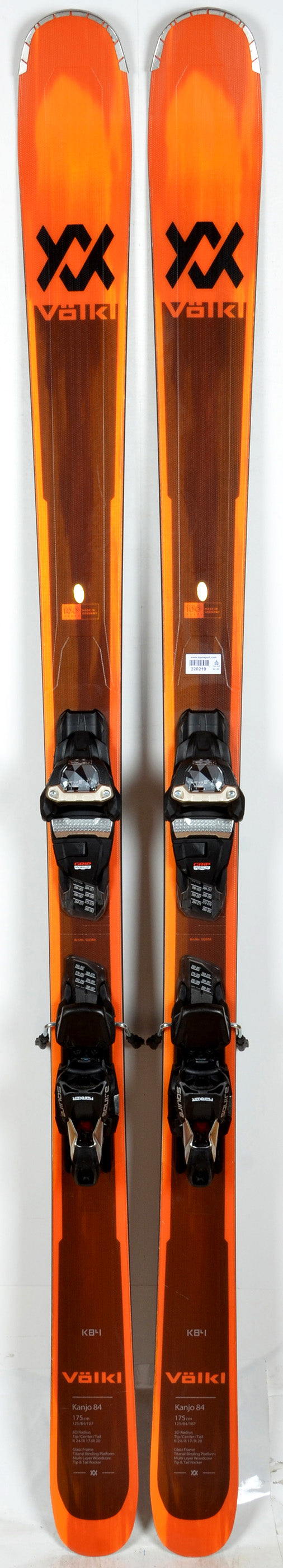 Völkl KANJO 84 + Marker Squire 11 - TEST 2023 - skis d'occasion