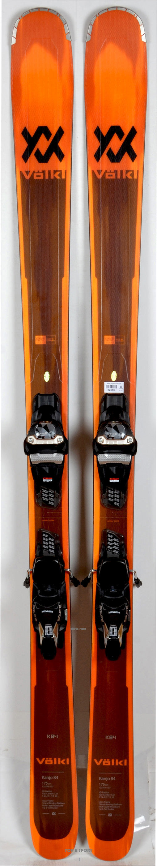 Pack neuf skis Völkl KANJO 84 ORA + Marker Squire 11 - neuf