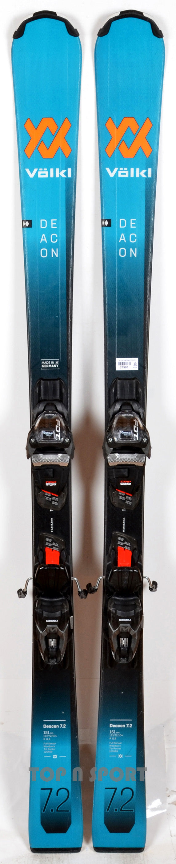 Völkl DEACON 7.2 blue - skis d'occasion