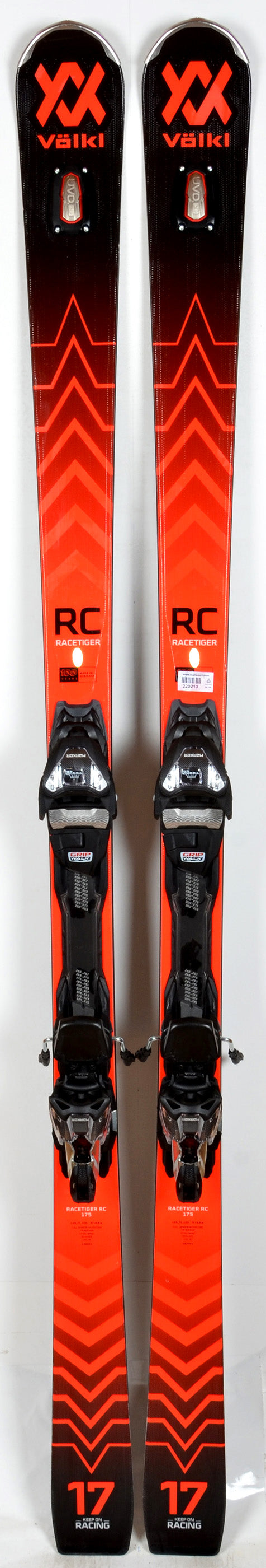 Völkl RACETIGER RC RED + Fixations VMOTION3 - TEST 2023 - skis d'occasion