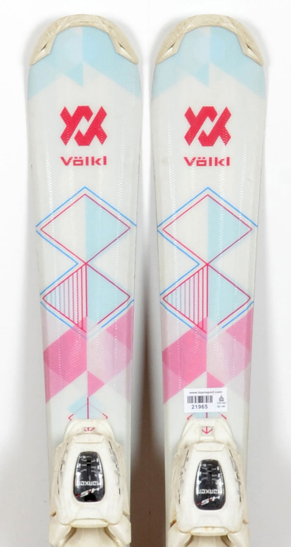 Völkl CHICA white / multi - skis d'occasion Junior