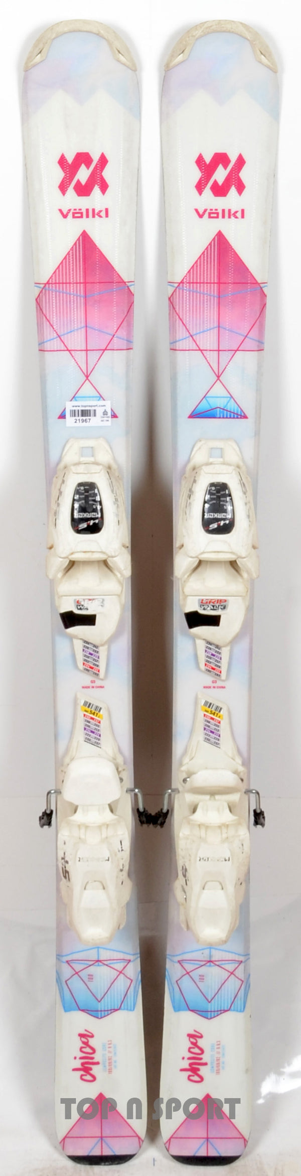 Völkl CHICA Vmotion white - skis d'occasion Junior