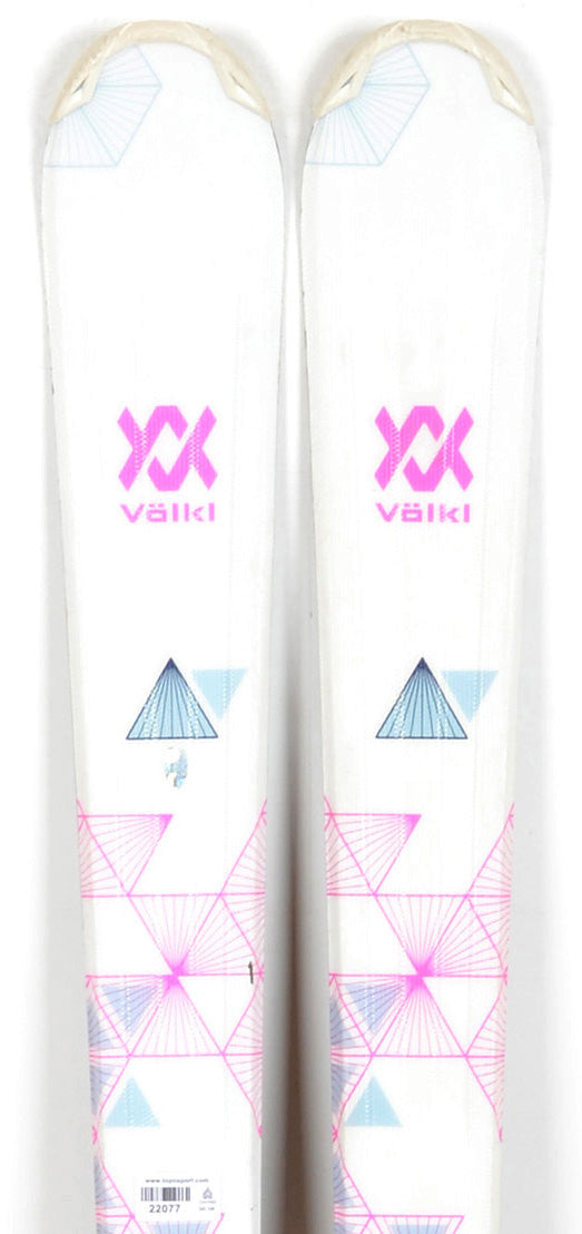 Völkl CHICA vMotion white / pink / blue - skis d'occasion Junior
