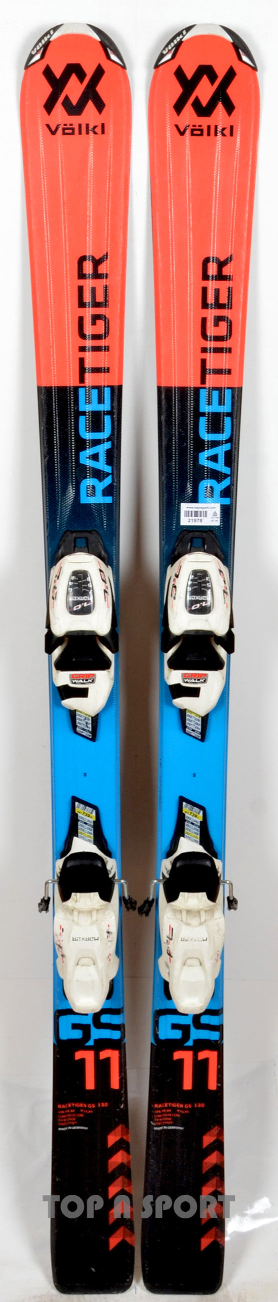 Ski Völkl Racetiger GS JR 130 Cm – Enfant – Avec Fixations Marker – Ancienne Location