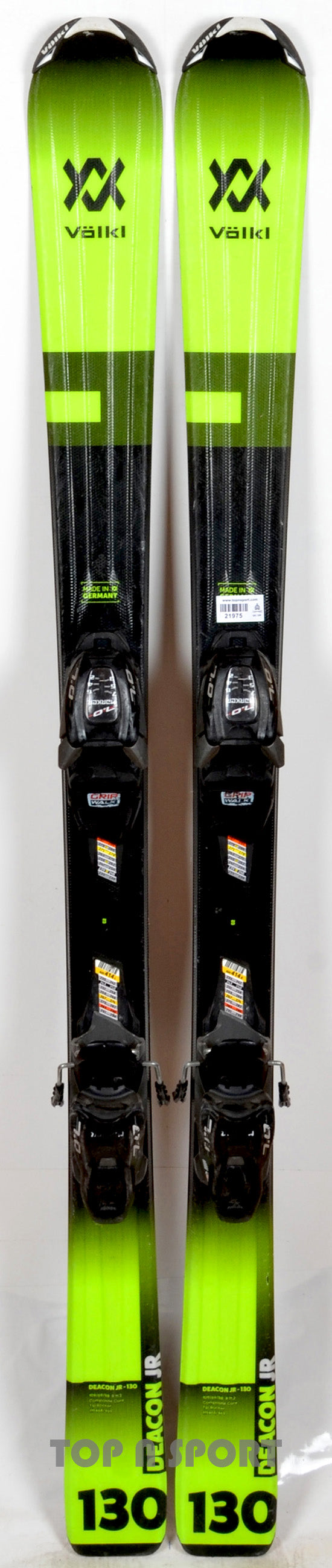 Völkl DEACON JR - skis d'occasion Junior