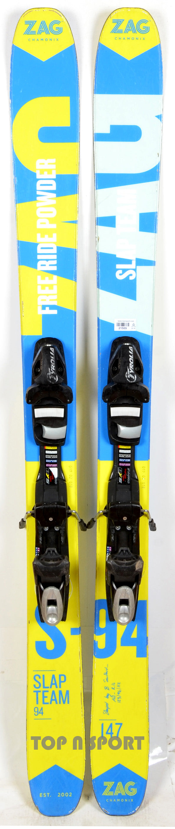 ZAG SLAP TEAM - skis d'occasion Junior
