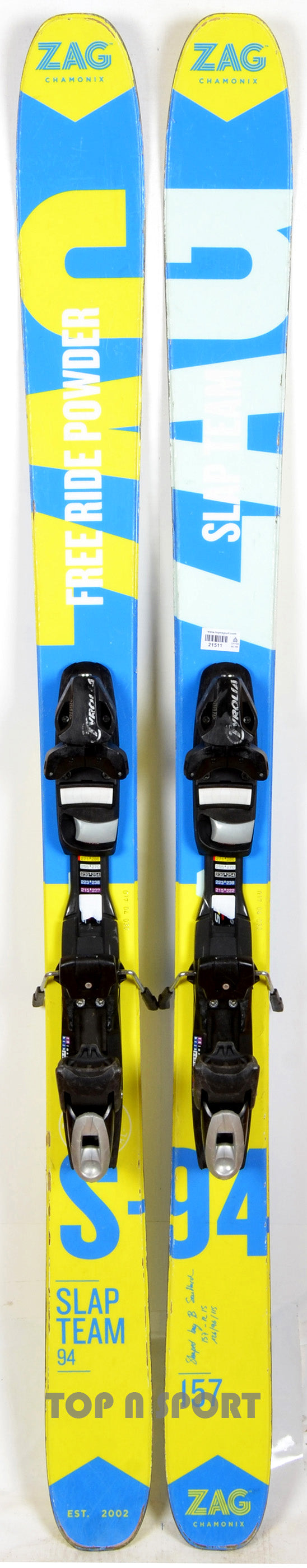 ZAG SLAP TEAM - skis d'occasion Junior
