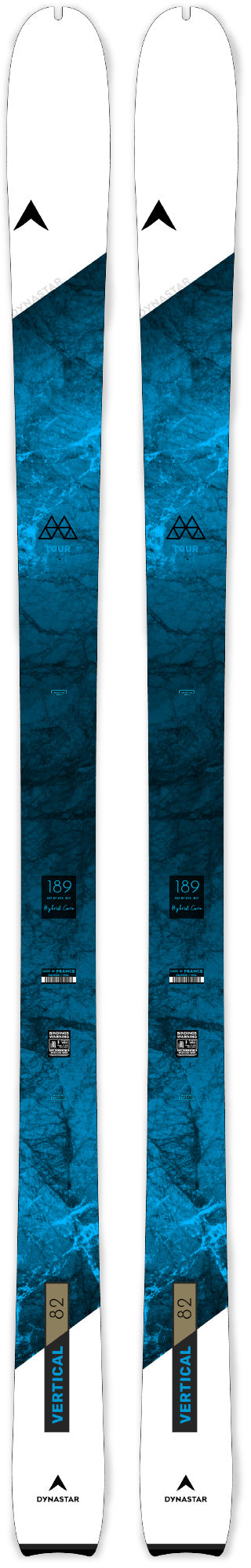 Pack rando neuf skis Dynastar M-Vertical 82 blue + Look ST 10 + peaux - neuf déstockage