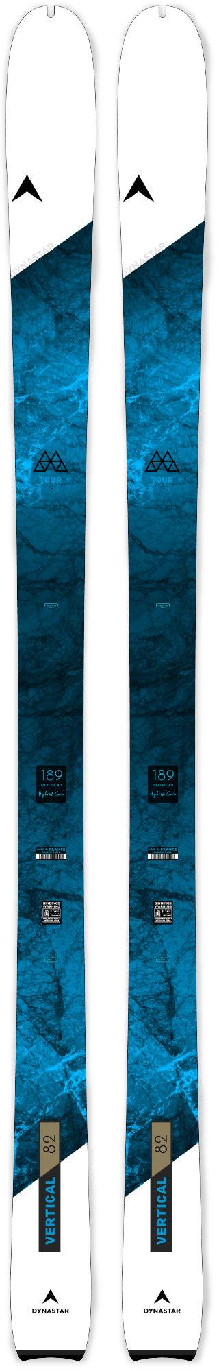 Pack rando neuf skis Dynastar M-Vertical 82 blue + Look ST 10 + peaux - neuf déstockage