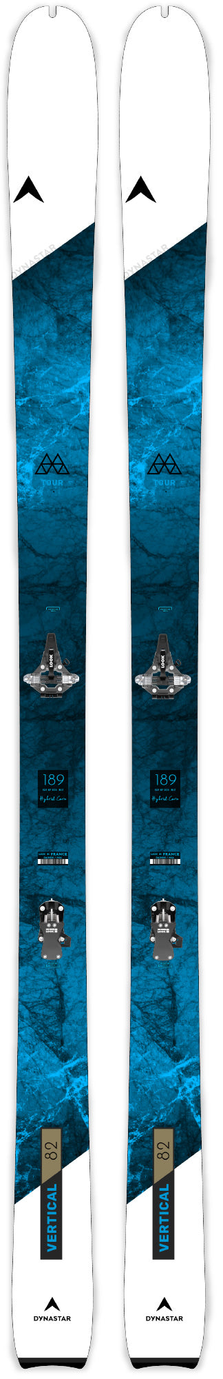 Pack rando neuf skis Dynastar M-Vertical 82 blue + Look ST 10 + peaux - neuf déstockage