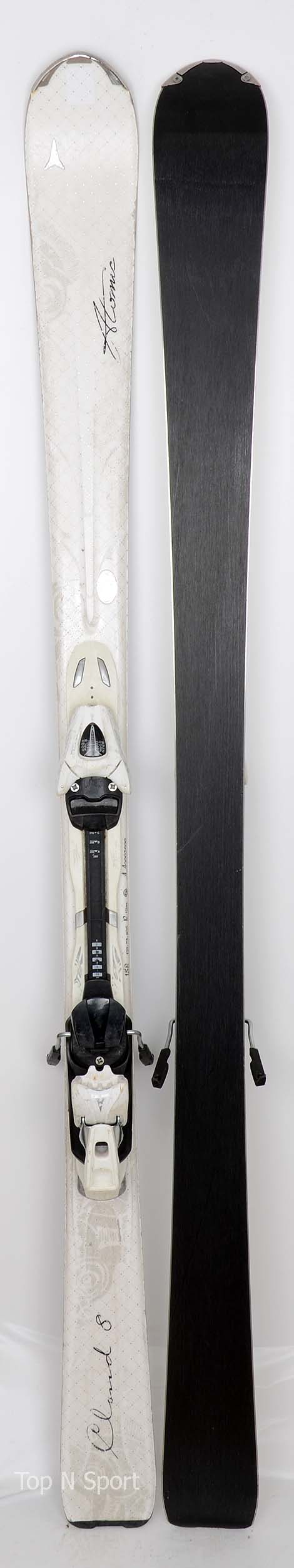 Atomic CLOUD 8 white - skis d'occasion Femme