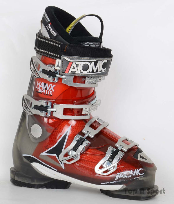 Atomic HAWX PLUS Red/Grey - Chaussures de ski d'occasion