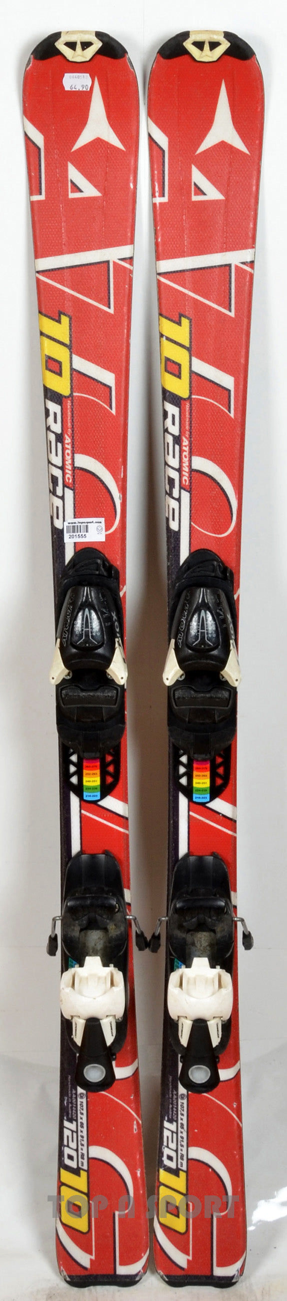 Atomic RACE 10 - skis d'occasion Junior