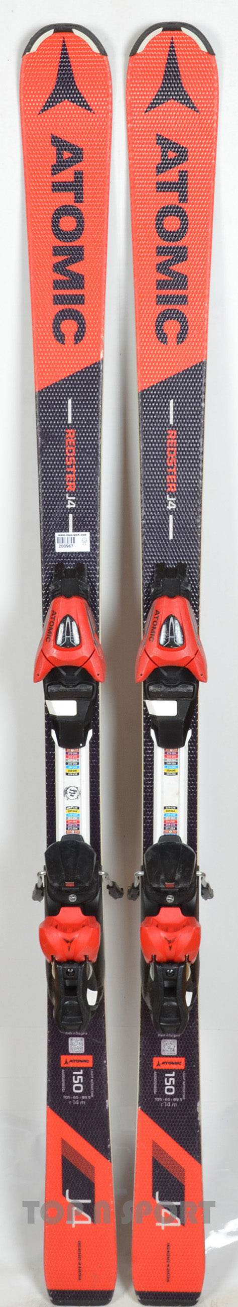 Atomic REDSTER J4 - skis d'occasion Junior
