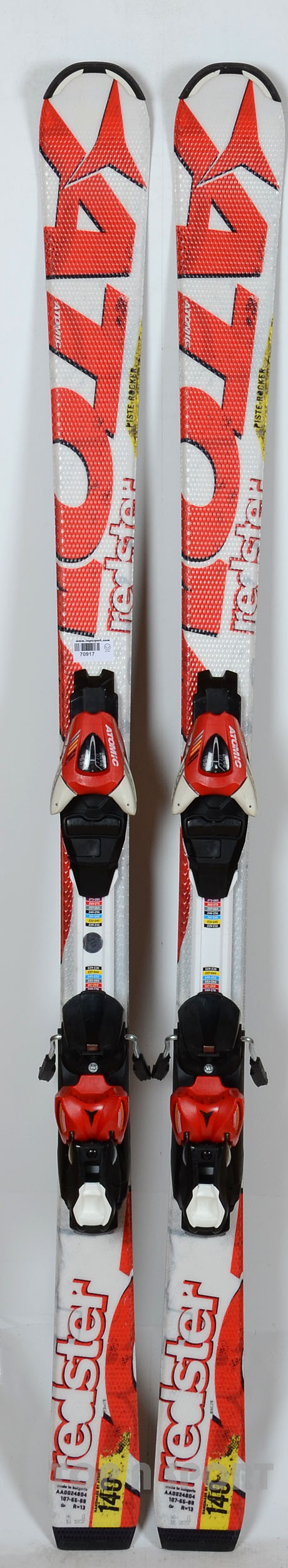Atomic REDSTER Junior white - Skis d'occasion Junior