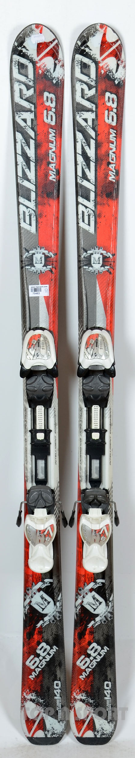 Blizzard MAGNUM 6.8 - skis d'occasion Junior
