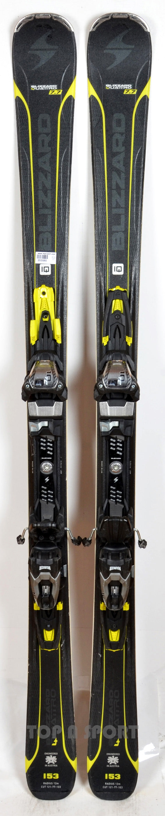 Blizzard QUATTRO 7.7 - skis d'occasion