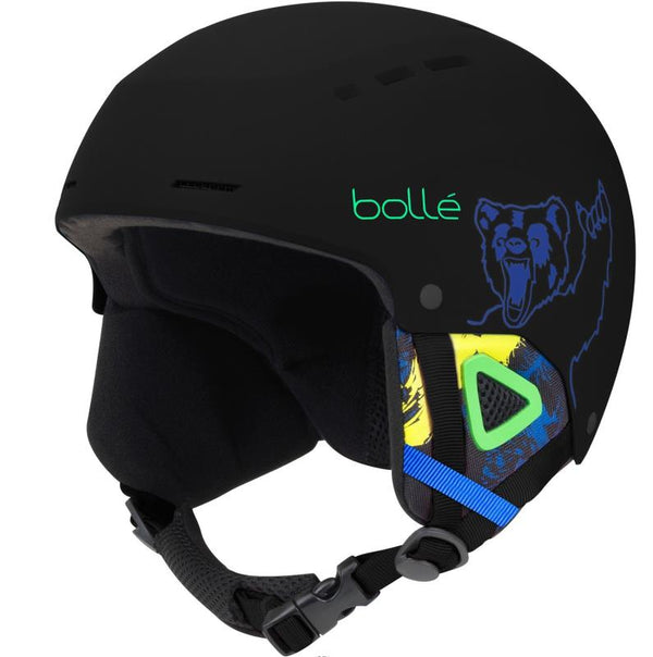 Bollé Quiz Black Bear Matte - casque de ski neuf Junior