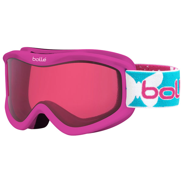 Bollé Volt Pink Butterfly Citrus Dark - masque de ski junior