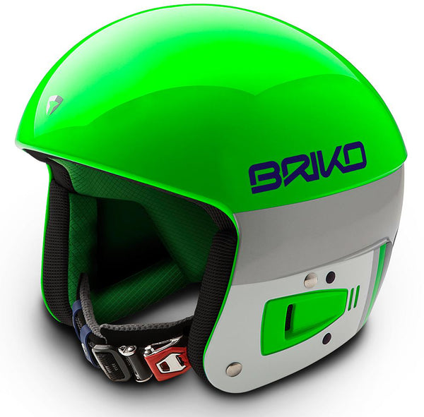 Briko Vulcano FIS 6.8 Green Blue Sky - casque de ski neuf adulte