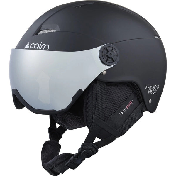 Cairn Android Visor Mat Black - casque de ski neuf