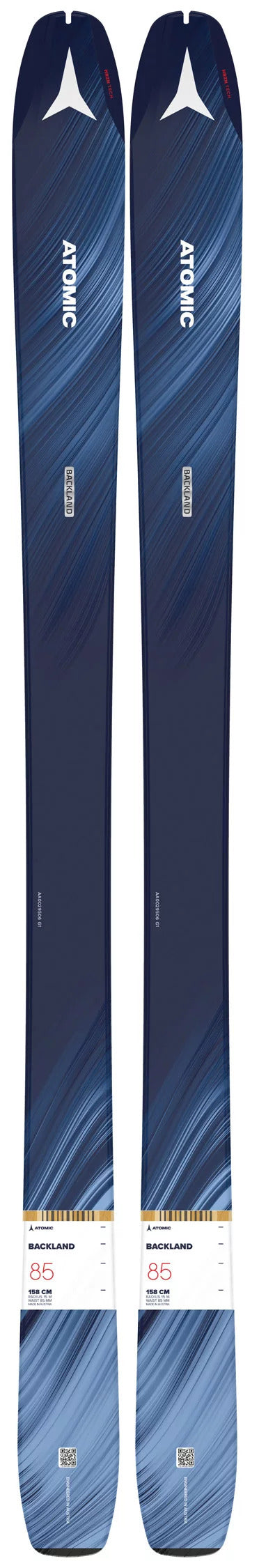 Skis neufs Atomic BACKLAND 85 W (skis nus - fixations en option) - neuf déstockage