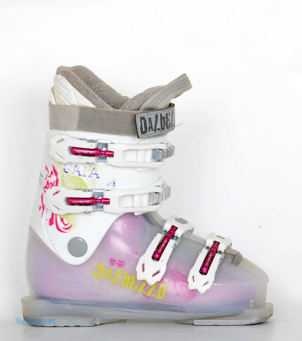 Dalbello GAIA 4 white/trs - Chaussures de ski d'occasion Junior