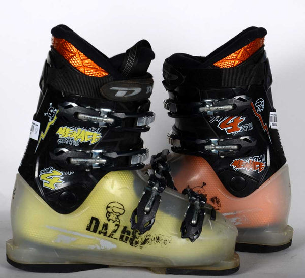 Dalbello MENACE 4 ORA / YELLOW- Chaussures de ski d'occasion Junior