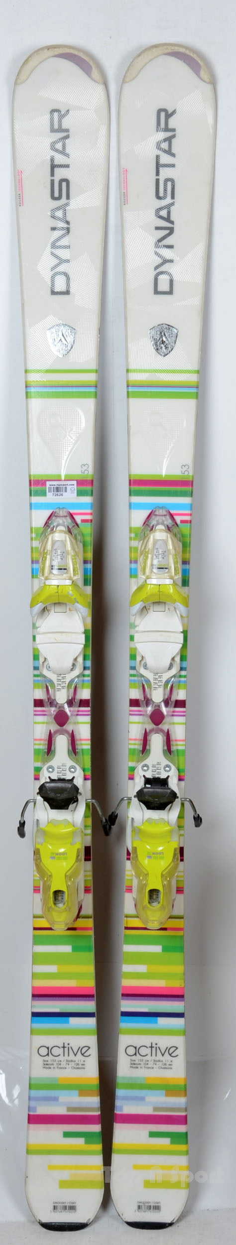 Dynastar EXCLUSIVE ACTIVE White - skis d'occasion Femme