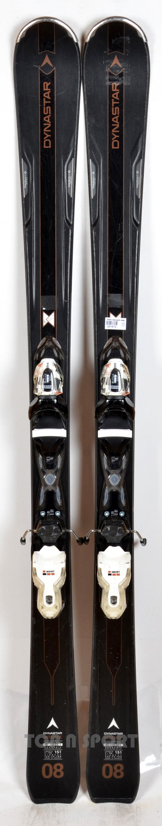 Dynastar INTENSE 8 full black - skis d'occasion Femme