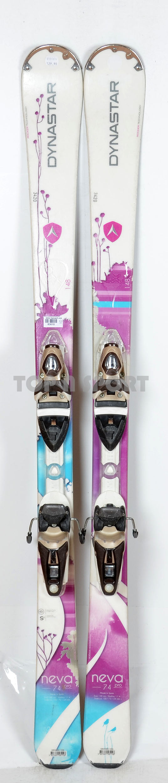 Dynastar NEVA 74 PRO - skis d'occasion Femme