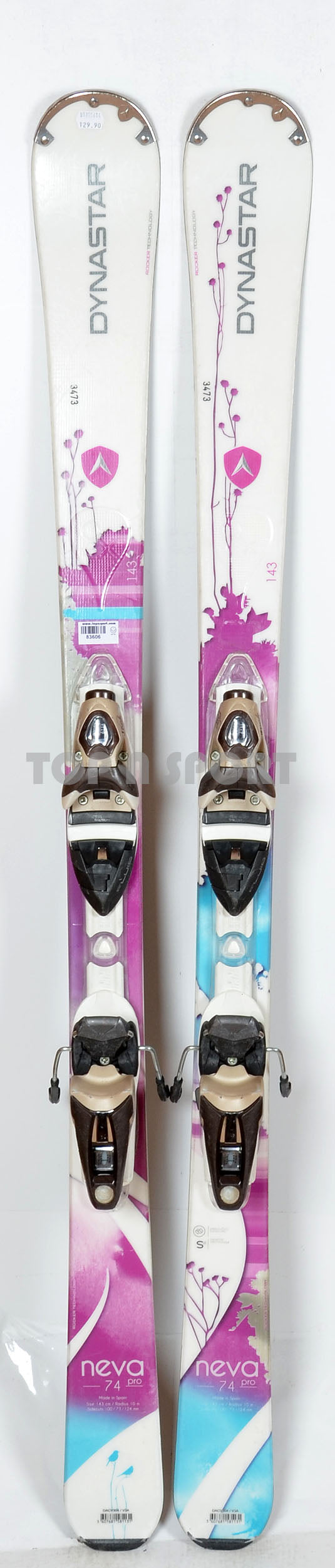 Dynastar NEVA 74 PRO - skis d'occasion Femme