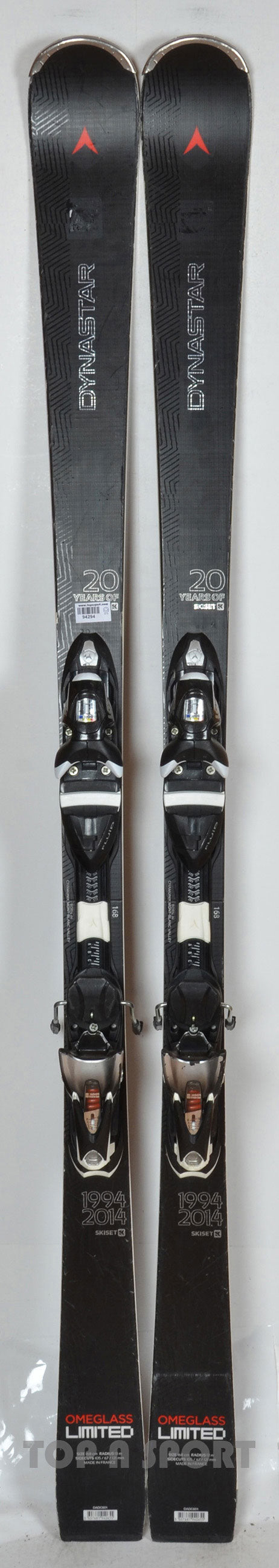 Dynastar OMEGLASS LIMITED EDITION 20 YEARS SKISET - skis d'occasion