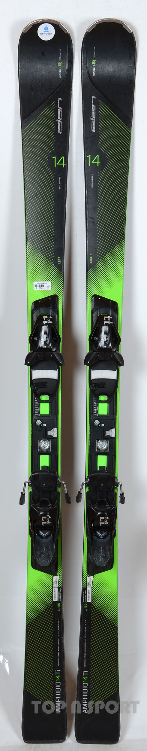 Elan AMPHIBIO 14 Ti Fusion - skis d'occasion