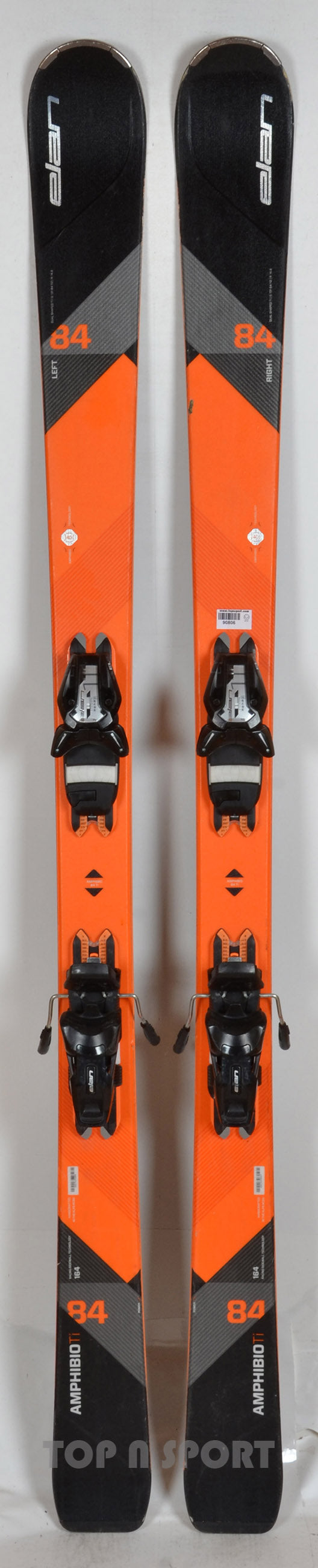 Elan AMPHIBIO 84 Ti black/orange - skis d'occasion