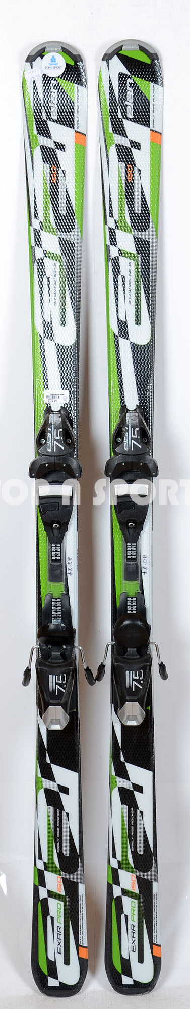 Elan EXAR PRO Black/Green - skis d'occasion Junior