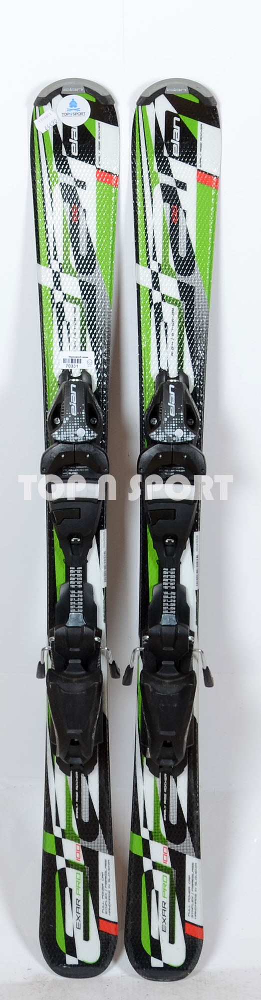 Elan EXAR PRO Black/Green - skis d'occasion Junior