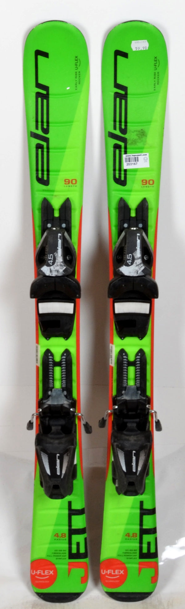 Elan JETT green - skis d'occasion Junior