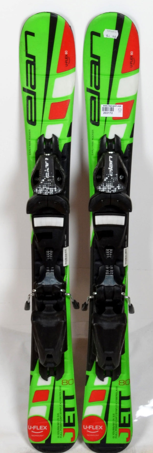 Elan JETT QT green - skis d'occasion Junior