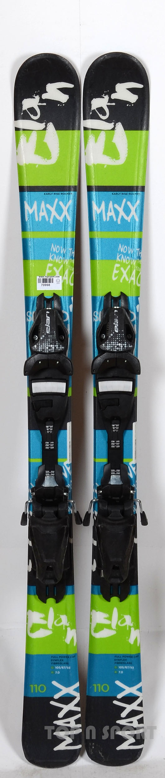 Elan MAXX QT - skis d'occasion Junior