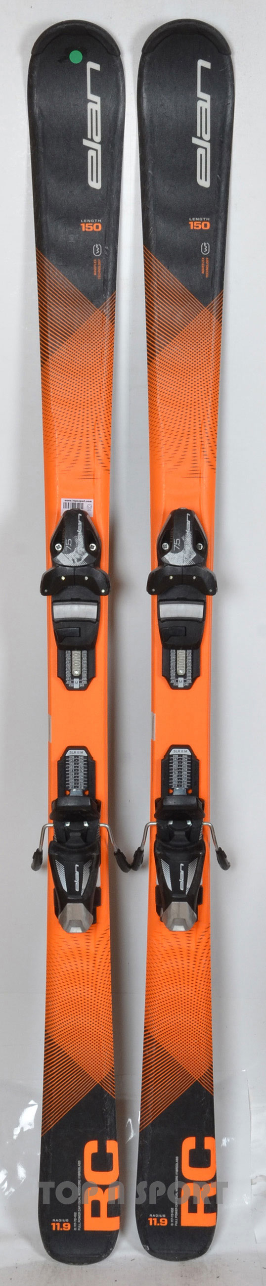 Elan RC ORANGE SHIFT - skis d'occasion Junior