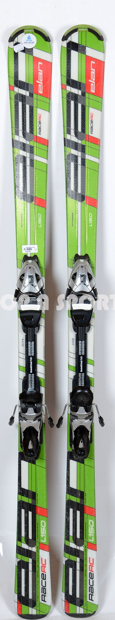 Elan RC RACE green/red - skis d'occasion Junior